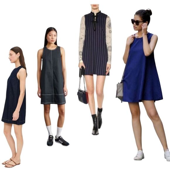 Alexander Wang Textured Pinstripe Dress S - Picture 11 of 11